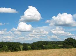 Another view of cumulus mediocris clouds